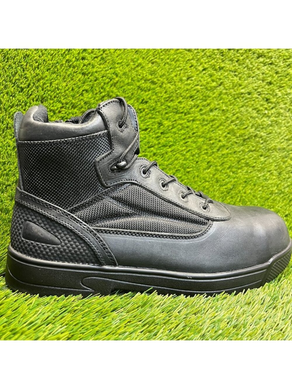 Genuine Grip Thunderbolt Mens Size 12 Black Composite Toe Safety Work Boots